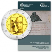 2 EURO 2014 Bramante 2014 UNC San Marino